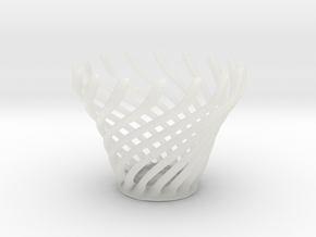 Swirly Fun Egg Cup in Clear Ultra Fine Detail Plastic