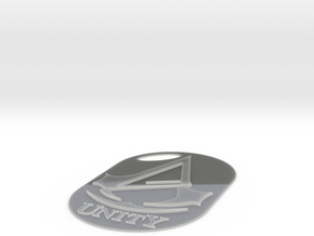 Assassins creed - Unity Logo/Keychain slim in Clear Ultra Fine Detail Plastic