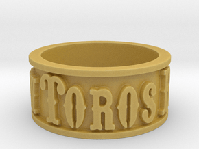 Toros Band (Size 10) in Tan Fine Detail Plastic