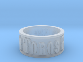 Toros Band (Size 10) in Clear Ultra Fine Detail Plastic