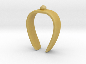 Paper towel Clip in Tan Fine Detail Plastic