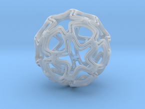 Sphere pendant in Clear Ultra Fine Detail Plastic