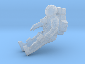 Apollo Lunar Rover Astronaut 1:48 in Clear Ultra Fine Detail Plastic