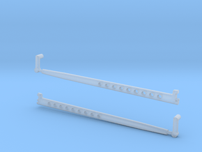 1/8 scale Radius Arm option 2 in Clear Ultra Fine Detail Plastic