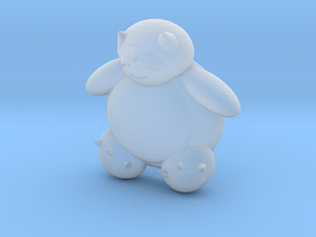 Snorlax (color) in Clear Ultra Fine Detail Plastic