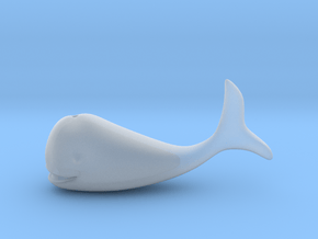 Willy The Whale Desk Toy in Clear Ultra Fine Detail Plastic