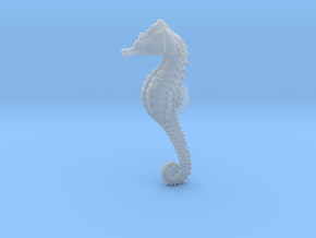 Seahorse in Clear Ultra Fine Detail Plastic