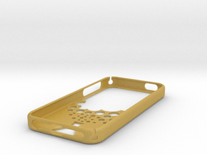 IPhone 5S Case Reaction in Tan Fine Detail Plastic