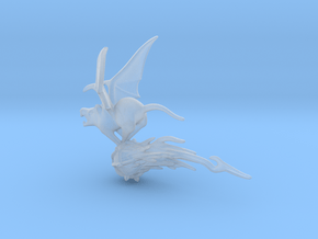 SMALL Flying rat 1 in Clear Ultra Fine Detail Plastic