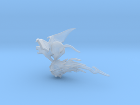 SMALL Flying Rat 2 in Clear Ultra Fine Detail Plastic