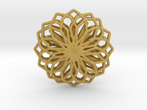 A-LINE Lotus, Pendant in Tan Fine Detail Plastic