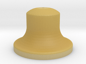 1" Scale Bell in Tan Fine Detail Plastic