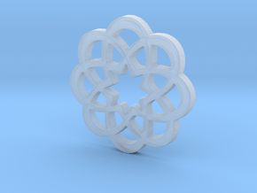 8 x Knots in Clear Ultra Fine Detail Plastic