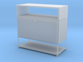 Sideboard/Storage 1:12 in Clear Ultra Fine Detail Plastic