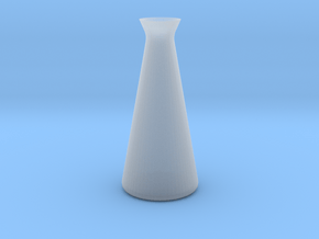 Designer Vase in Clear Ultra Fine Detail Plastic