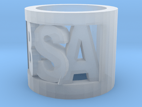 Bsa Cutout Slide in Clear Ultra Fine Detail Plastic