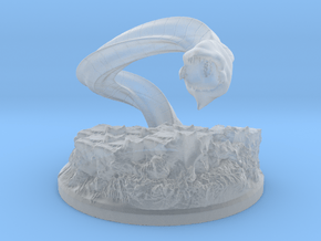 Dungeons and Dragons Purple Worm in Clear Ultra Fine Detail Plastic
