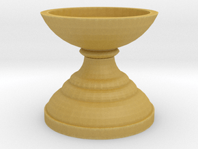 Candle Holder .7mm thick in Tan Fine Detail Plastic