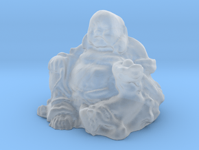 Large Buddha in Clear Ultra Fine Detail Plastic