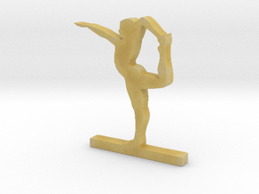 Yoga Pose ( Natarasana ) in Tan Fine Detail Plastic