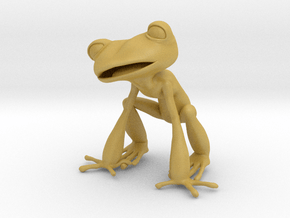 Frog 3,8 cms in Tan Fine Detail Plastic