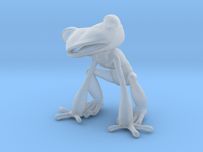 Frog in Clear Ultra Fine Detail Plastic