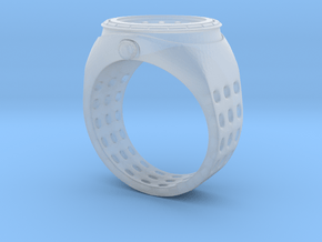 Watch Rings in Clear Ultra Fine Detail Plastic