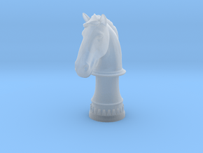 Wild Horse (Round Base) in Clear Ultra Fine Detail Plastic
