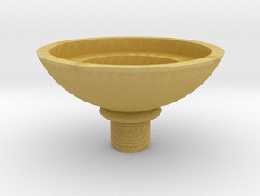 Candle Holder .7mm Top in Tan Fine Detail Plastic