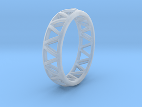 Truss Ring 2 Size 10 in Clear Ultra Fine Detail Plastic