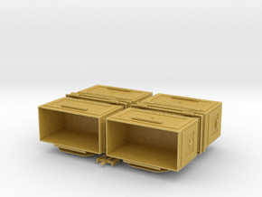 1/6 50 Cal Ammo Can Set of Four in Tan Fine Detail Plastic