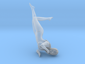 Female Laying Down in Clear Ultra Fine Detail Plastic