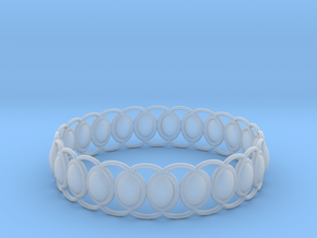 O Ring in Clear Ultra Fine Detail Plastic