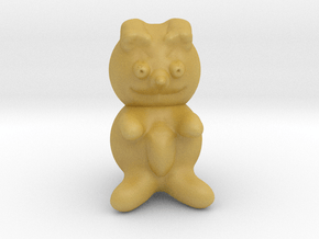 Teddy bear in Tan Fine Detail Plastic