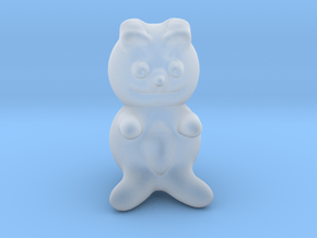 Teddy bear in Clear Ultra Fine Detail Plastic