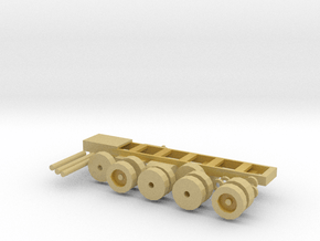 Mack MR Chassis, tires, spacers, axles in Tan Fine Detail Plastic