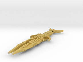 TF4: AOE Yeager's Alien Weapon in Tan Fine Detail Plastic