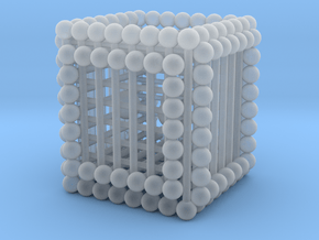 Matsh Cube Balls in Clear Ultra Fine Detail Plastic