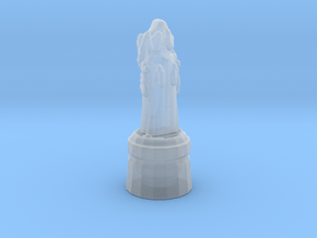 Monk Pawn in Clear Ultra Fine Detail Plastic