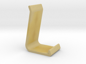 Tablet / Smartphone Stand in Tan Fine Detail Plastic