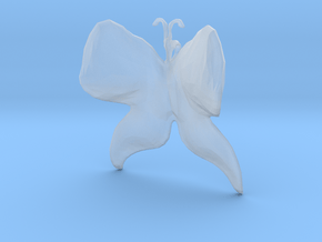 Butterfly (low poly) pendant in Clear Ultra Fine Detail Plastic