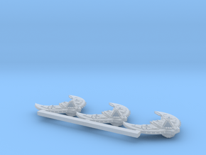 Voidrunner frigate x3 in Clear Ultra Fine Detail Plastic