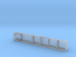 Model M SpaceBar (Short version) in Clear Ultra Fine Detail Plastic