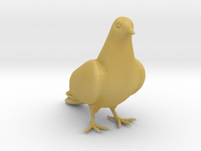 Bird No 2 (Dove) in Tan Fine Detail Plastic