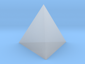 Tetrahedron (small) in Clear Ultra Fine Detail Plastic