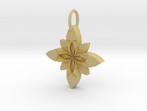 Sacret Flower geometry in Tan Fine Detail Plastic