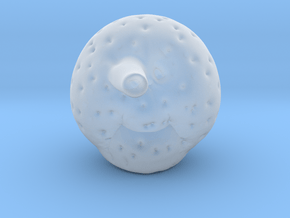 Moon With Rocket In Eye 3 in Clear Ultra Fine Detail Plastic