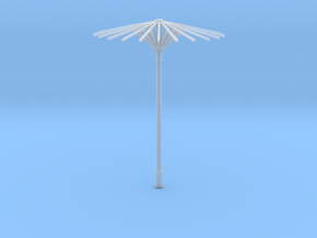 Doll Sunshade 1:6 in Clear Ultra Fine Detail Plastic