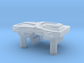 Sleuthing Robot Chest Parts V1.2 in Clear Ultra Fine Detail Plastic