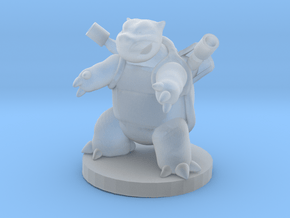 Blastoise Pokemon in Clear Ultra Fine Detail Plastic